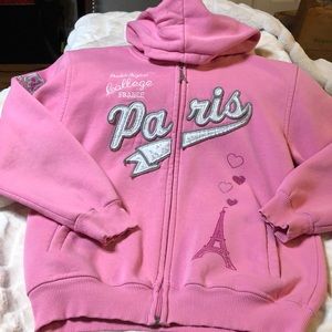 Paris pink Hoody